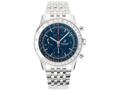 BLS Factory Breitling 43*15MM Stainless Steel Dark Blue Wrist Watch